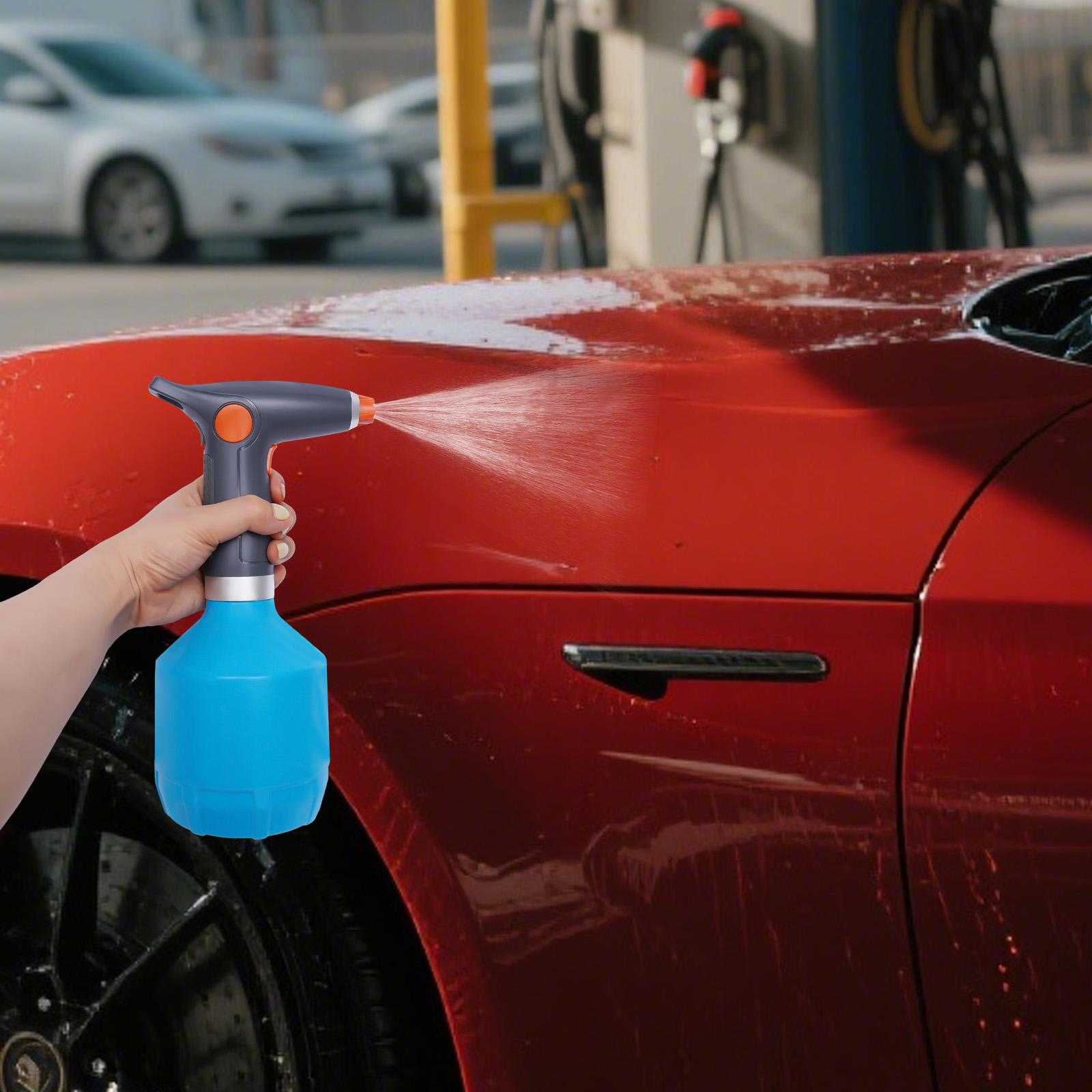 

Electric Watering Can, High Pressure Garden Sprayer for Plants, 1000mL Capacity, USB Rechargeable, 2000mAh Battery, 3-5H Runtime синий