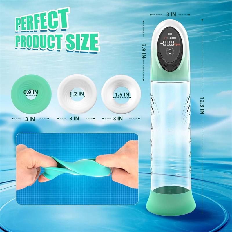 Fully Waterproof Penis Pump Enlarger – Negative Pressure Hydrotherapy & Exercise Cup for Male Enhancement Training