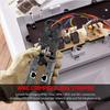 Ratcheting Crimping Tool with LED Tester 4 in 1 Multifunction Wire Crimpers Stripper Cutter Tester, 8P 6P 4P Network