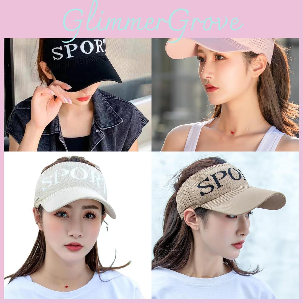 Sport Letter Baseball Cap Summer Outdoor Sunshade Breathable Sports Hat Women