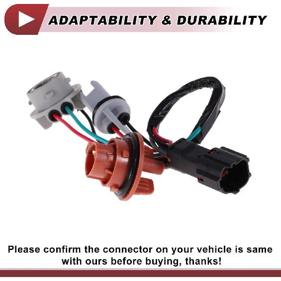 Tail Light Socket Wiring for Kia Sorento 2014-2015 No.924801U500 Lamp Bulb Pigtail Connector Harness