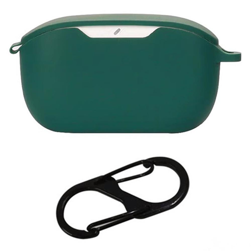 For JBL Wave Buds 2 Silicone Case with Anti Lost Buckle Bluetooth-compatible Earphones Protective Cover