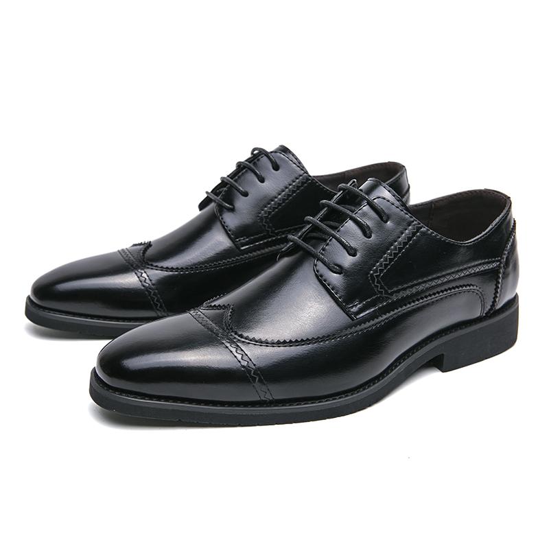 

Fashion Leather Shoes For Man Genuine Leather Big Size Shoes High Quality Designer Formal Shoes Casual Shoes Fashion Business 38