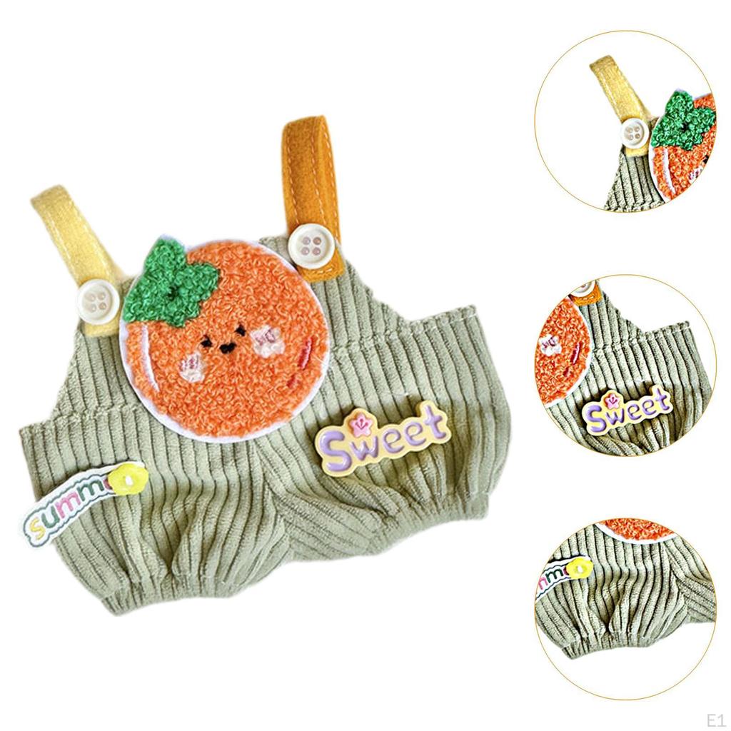 Doll Pants with Suspenders for 20cm Dolls, Create Your Own Outfits