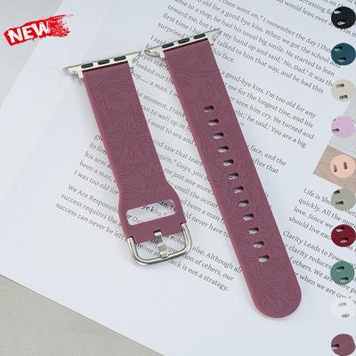 Silicone Sports Band For Apple Watch Strap Ultra 3 49mm 11 46 42mm Bracelet for iWatch Series10 9 8 7 6 5 4 SE 45 44 41 38 40mm