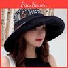 Doublesided Style Ethnic Womens Sun Hat With Facecovering Versatile Summer Beach Accessory