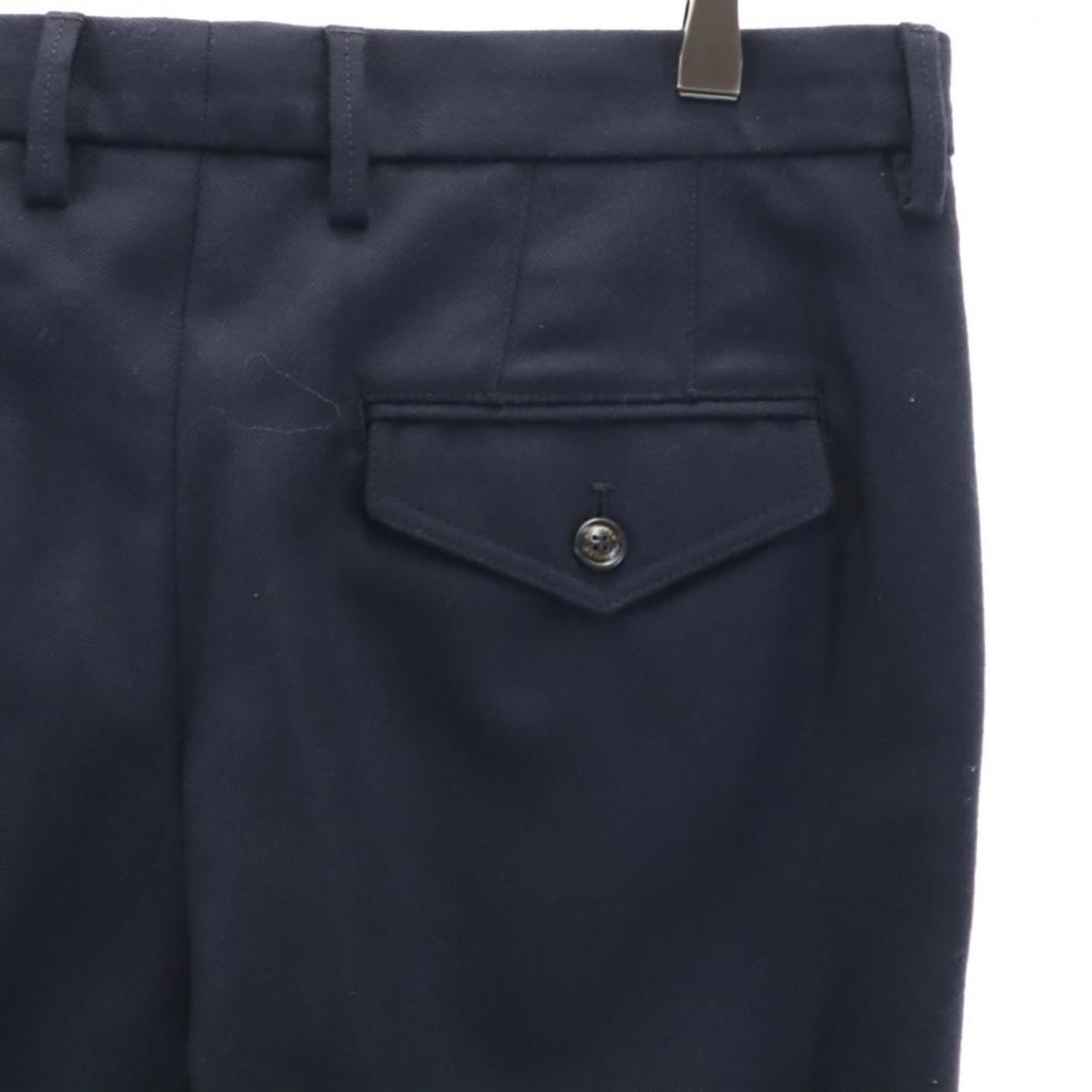 Moncler Wool Slacks Pants 48 Navy Men's Used