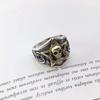 Skull Ring for Men, Domineering Retro Handmade Design, Fashionable Open Index Finger Ring, Single Ring
