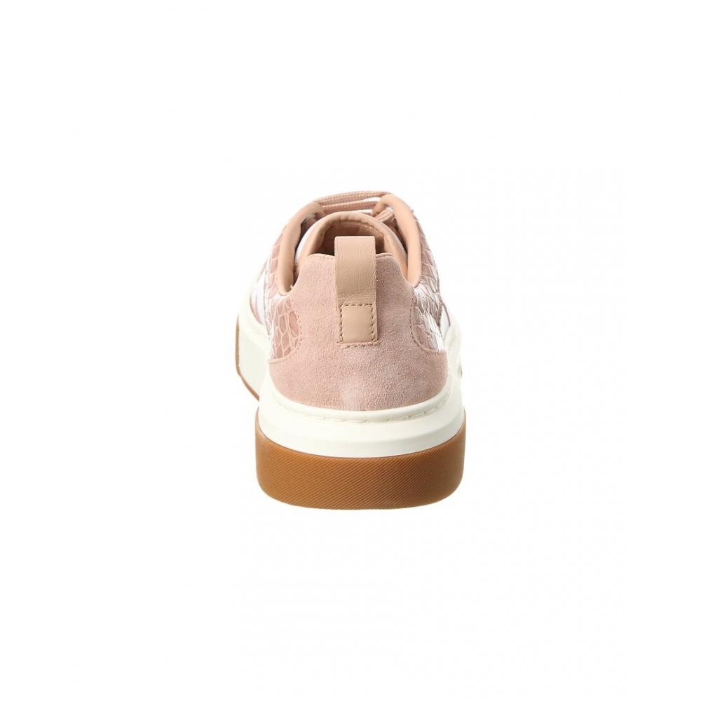 Salvatore Ferragamo Ferragamo Cassina Low Leather Sneaker Beige