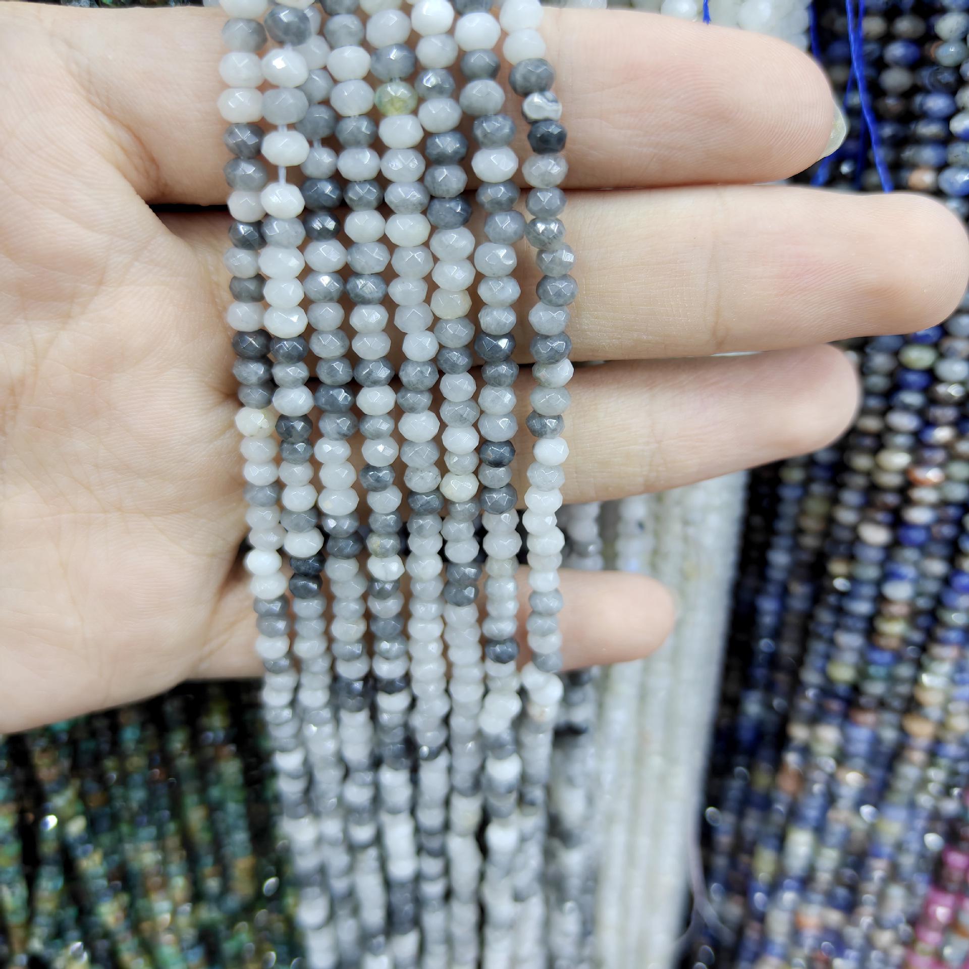 

Граненые бусины-абакус «Лунный свет» - DIY фурнитура для украшений, круглые полуфабрикаты. 2×3mm Faceted Beads (Approx. 180 pcs per strand)