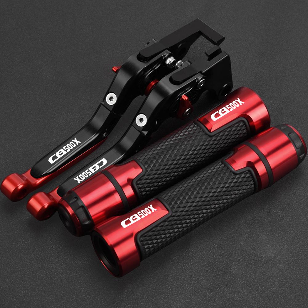 Motorcycle Accessories Adjustable Brake Clutch Lever Handlebar Grips FOR HONDA CB500X CB 500X CB 500 X 2013-2018 2017 2016