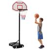 Basketball Hoop Outdoor Portable Basketball Hoop And Stand With Weighted Base Portable On Wheels 1.55 2.1M For Teens