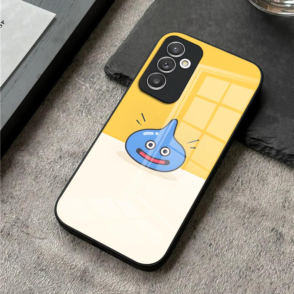 D-Dragon Quest Slime Phone Case For S25 Ultra Samsung S26 S23 S24 Plus S22 S20 S21 Fe A54 A34 A53 A16 Glass Cover