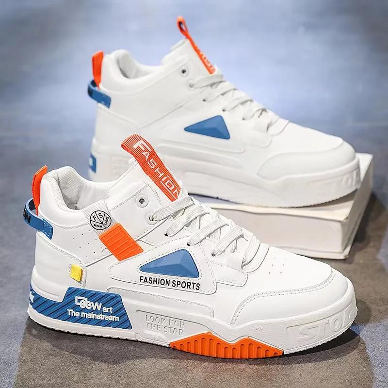 Fashion Platform Shoes Men's Shoes Outdoor Hip Hop Skate Shoes Tenis Masculino Casual Sneakers Men Lace-up Breathable Shoes