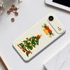 For iPhone Air Case Christmas Tree Bow Pattern Printing Straight Edge TPU Phone Back Cover