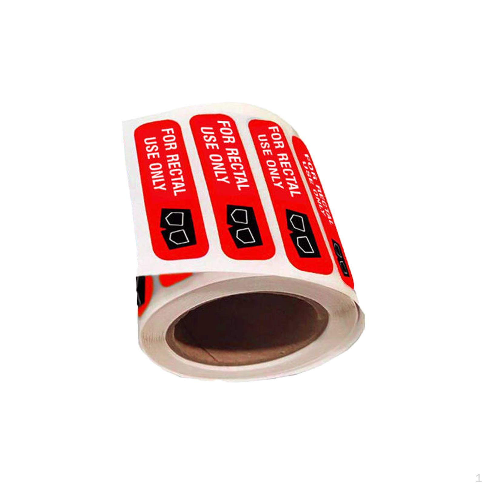 

500 for Rectal Use Only Stickers Spoof Easy to Read Permanent Adhesion with Surface