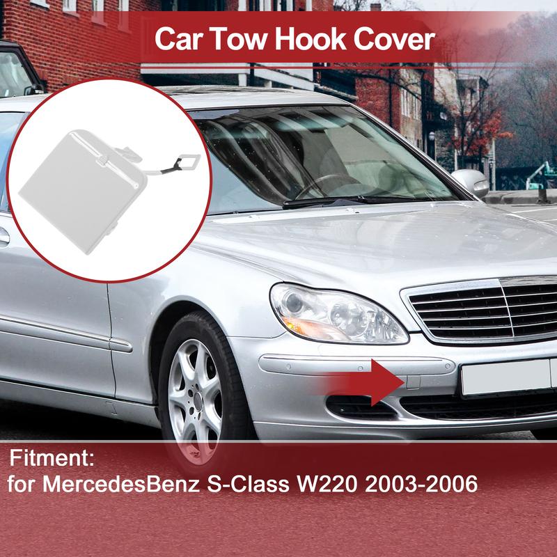 X Autohaux Car Tow Hook Cover Cap for MercedesBenz S-Class W220 Hook No.2208851223 White