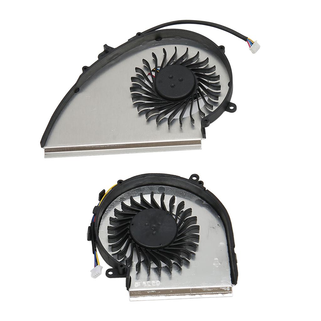 Cooling Fan 4 Pin Aluminum Alloy ABS Easy Replaceable Laptop Cooling Fan for MSI GE72VR GP72VR GP72MVR CPU Cooling Fan