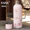 Kesaishi 620ml 316 Stainless Steel Stewing Tea Thermos with Mechanical Temperature Display