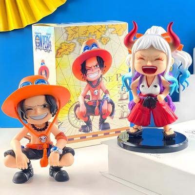 Trendiger GK Handbemalter One Piece Lachender Ace Yamato Auto-Schmuck