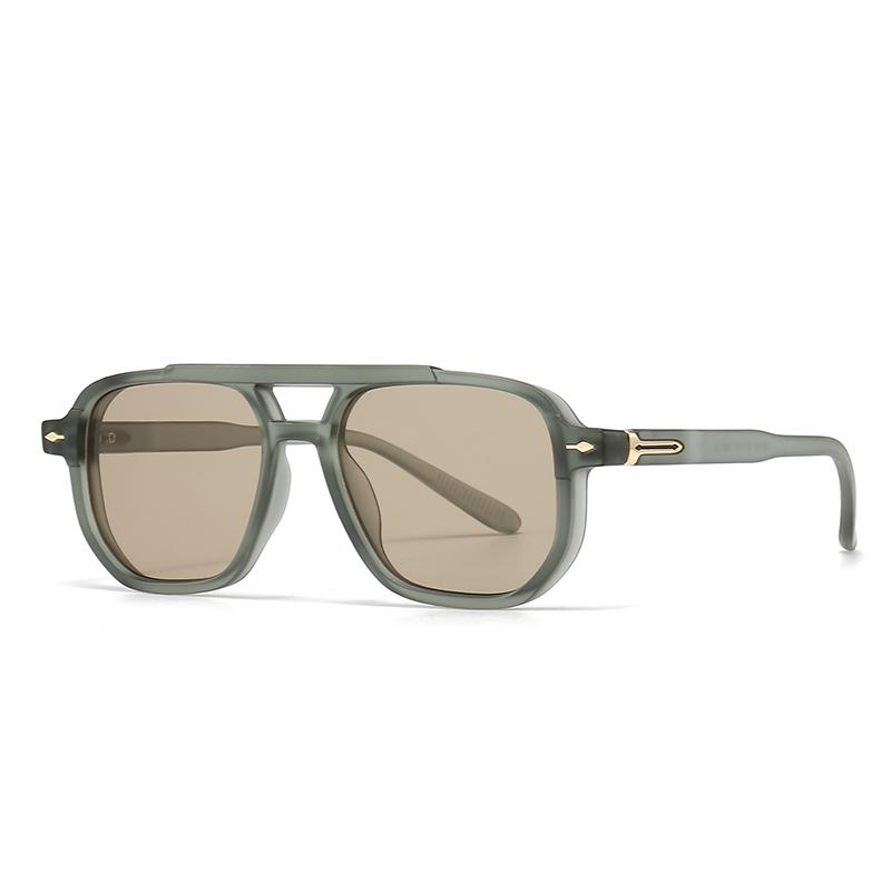 European and American Cross-Border Trendyy Street Photography Retro Literary Sunglasses Modern Charm Ins Pilot Sunglasses