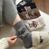 Women's Cute Bear Socks - Winter Thermal Mid-Calf Socks, Fall/Winter Cute Socks