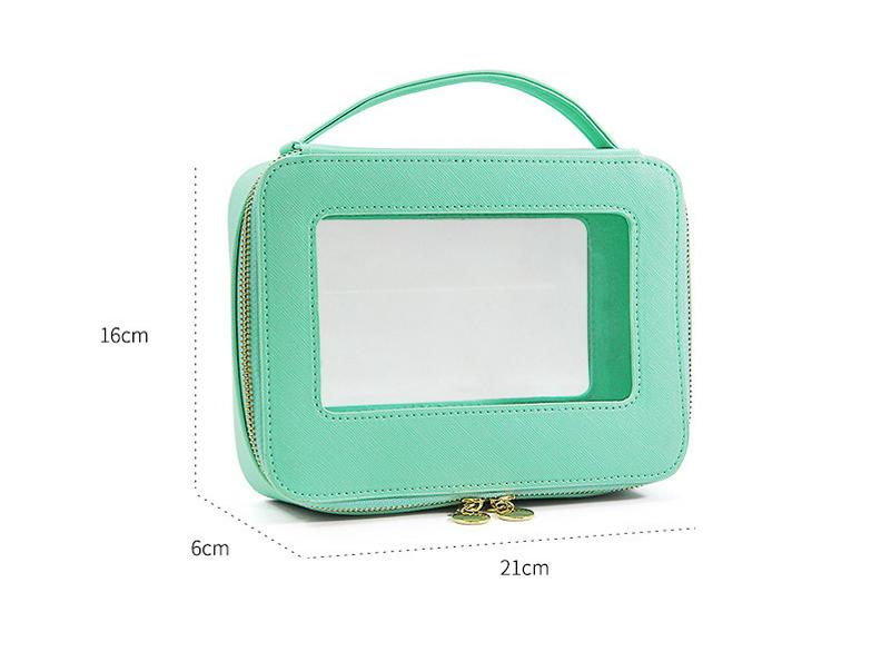 Lüks Şeffaf Seyahat Kozmetik Çantası - Üst Düzey PVC Makyaj Düzenleyici
