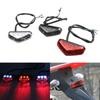 Mini Motosiklet LED Arka Plaka Işığı 12V Arka Fren Lambası Pit Dirt Bike ATV Chopper Scooter Cruiser İçin Plaka Arka Lambası