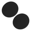 2pcs Coffee Machine Rubber Backflush Disk 50mm Backflush Disc Cleaning Blind Plate Black