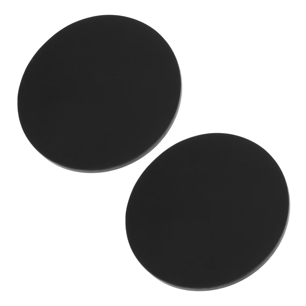 2pcs Coffee Machine Rubber Backflush Disk 50mm Backflush Disc Cleaning Blind Plate Black