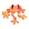 3D Printed Magnetic Frog Toy Movable Joints Frog Fridge Magnet Articulated Poseable Frog Model