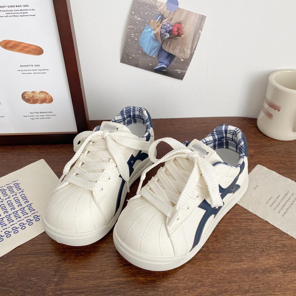 Little white shoes women's shell head autumn new casual lightweight board shoes campus style versatile casual sports shoes tide