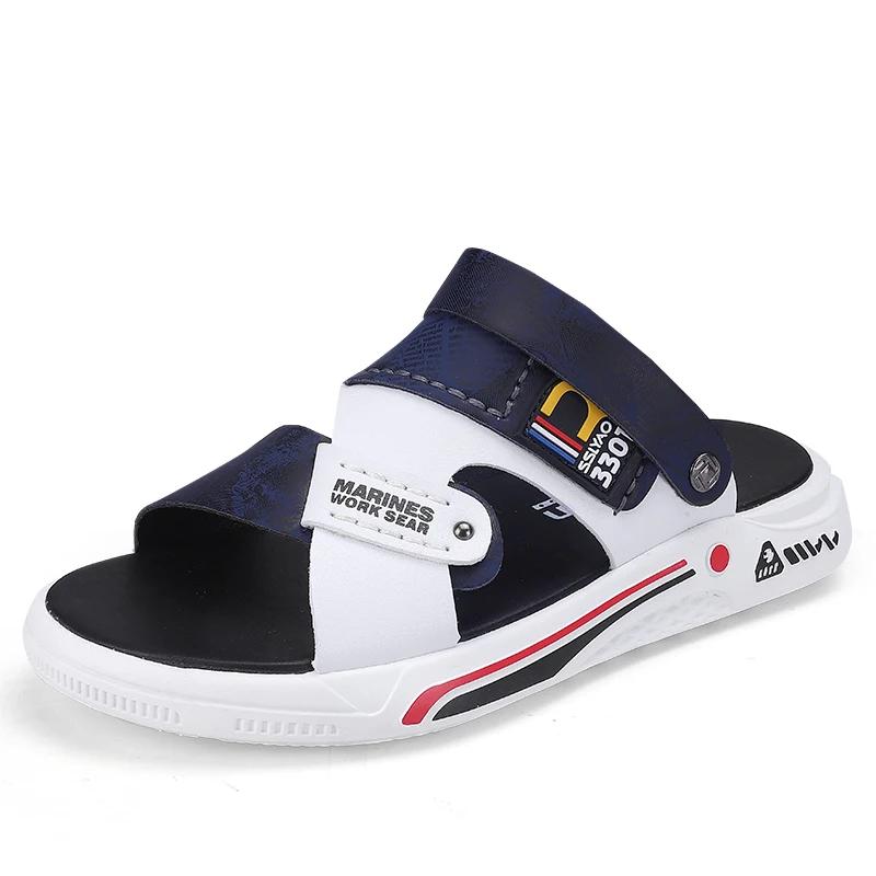 Men Sandals Soft Comfortable Non-Slip Men Shoes High Quality Woven Beach Sandals Mens Gladiator Sandals Summer Casual Flat Shoes