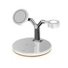 3 In 1 Magnetic Wireless Charger Stand With Lamp For iPhone 12 13 14 Mini Pro Max/Apple Watch 15W Fast Charging Dock Station For Airpods Pro