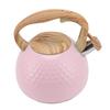 Tea Kettle 3L Teapot 304 Stainless Steel Household Whistling Tea Kettle Water Kettle Tea House Accessories Pink