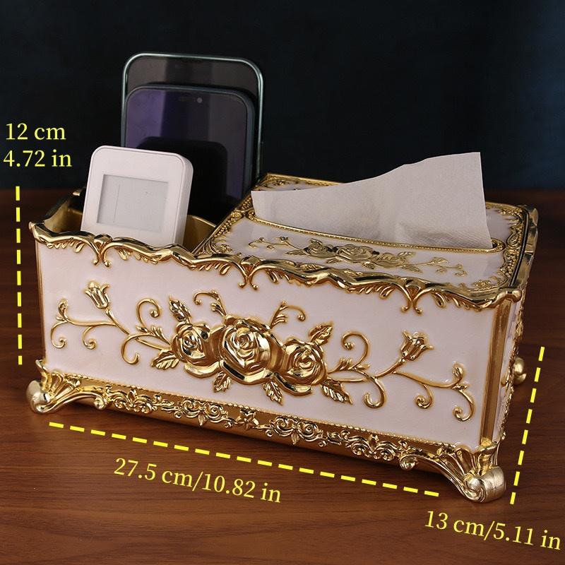 Multi-Functional Plastic Napkin Extraction Paper Box Remote Control Holder Home Napkin Dispenser Organizer Desktop Decorative