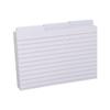 Retro Extra Large 4-Inch Desktop Index Cards with Horizontal Line Sticky Notes, 230g Thick Cardstock