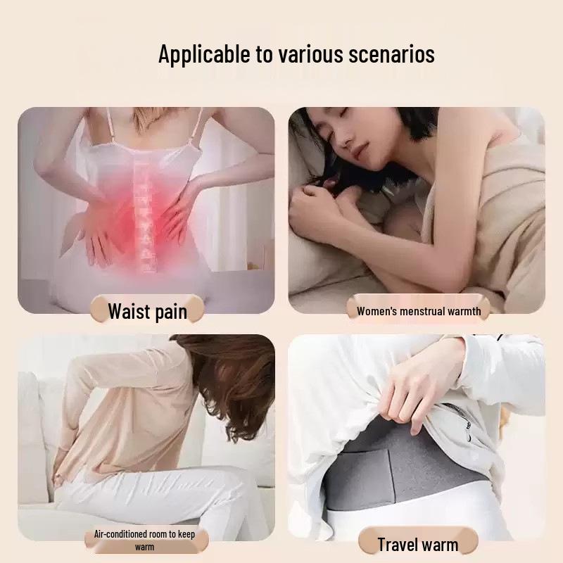 Newcomer Special: Thermal Waist Support Belt with Pocket - Unisex Belly Protector for Autumn & Winter