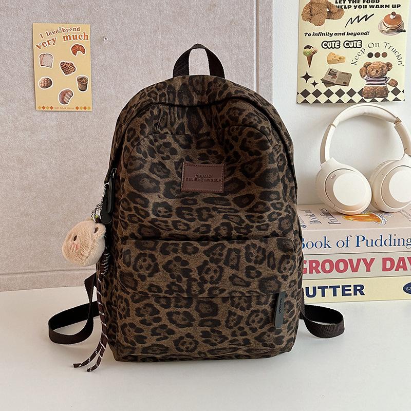 New high-end backpack schoolbag women's autumn and winter atmosphere college cool college student backpack cross-border