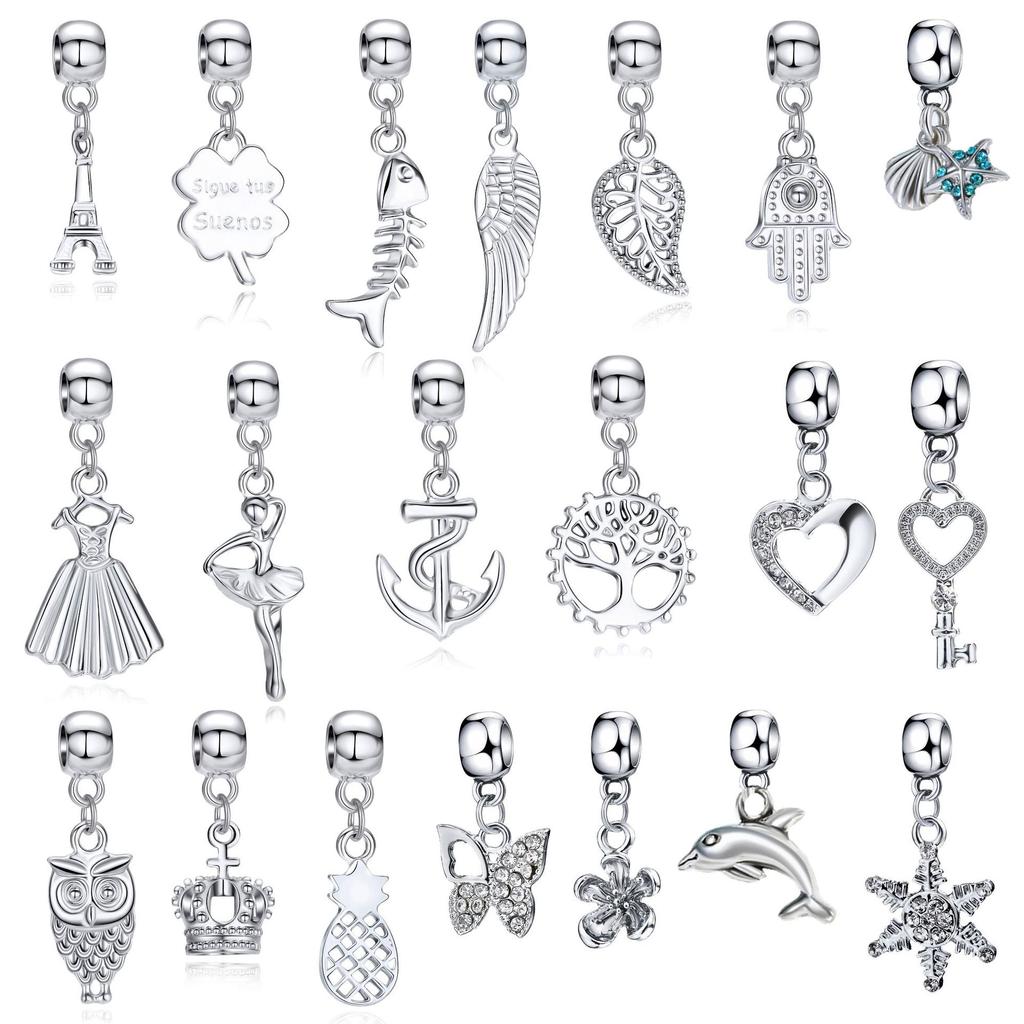 Non-Toxic Children Diy Jewelry Making Kit Unicorn Mermaid Love Star Charm Kit For Bracelet Necklace Making Birthday Making Accessories Gift