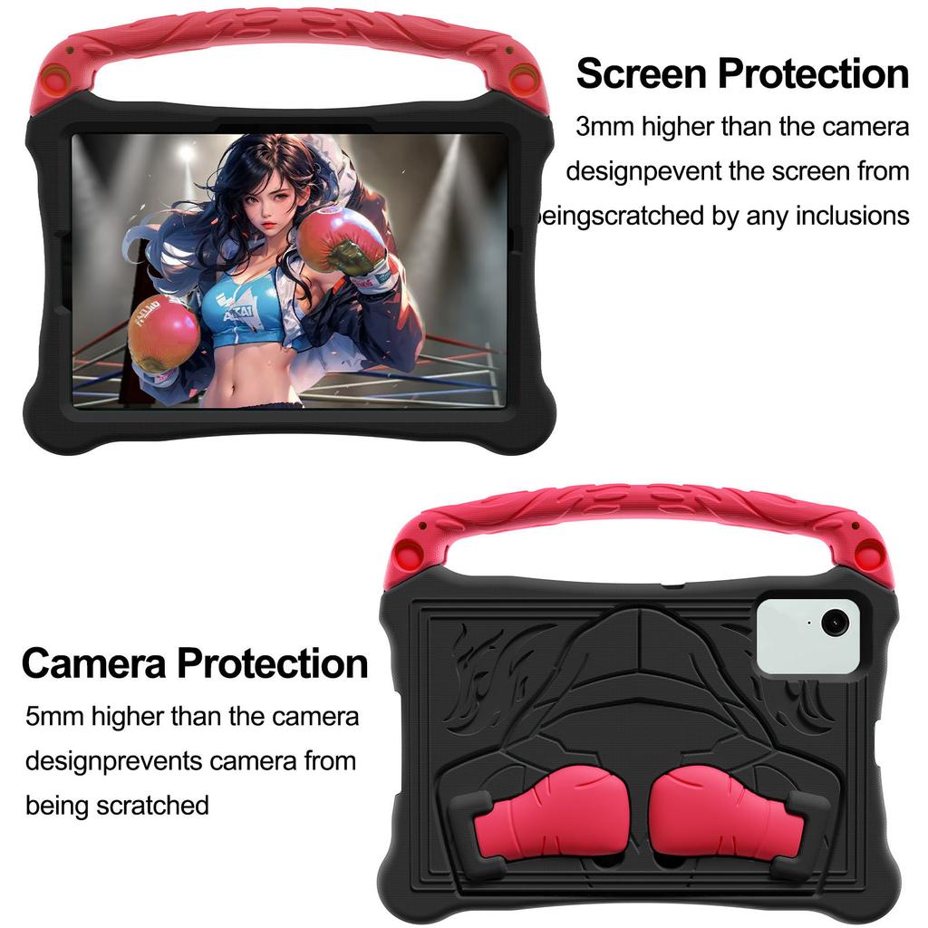 EVA pouzdro pro Samsung Galaxy Tab S10 FE/S9 FE/S9/S8/S7 Styl boxu Kryt na tablet s rukojetí a stojánkem