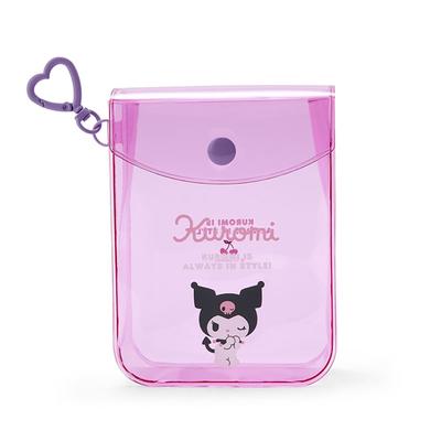 Sanrio Clear Mini Pouch Kuromi Kuromi Character 199834 Kuromi-chan 13×10×4cm