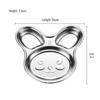 304 Stainless Steel Divided Plate for Children - Ideal for Kids, School Canteens, and Kindergarten Meals