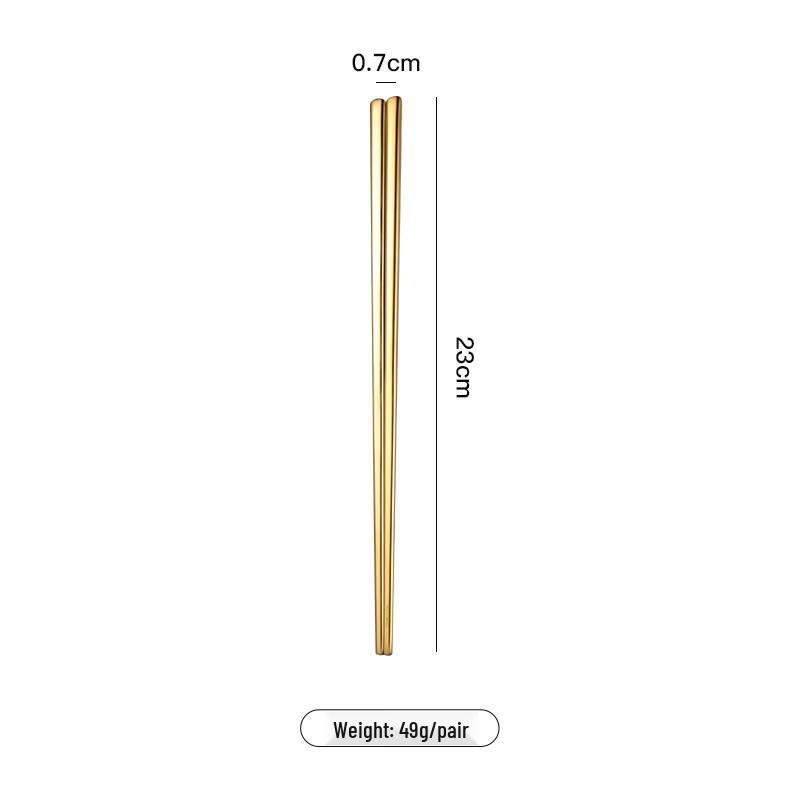 Qianxing 304 Stainless Steel Korean Chopsticks