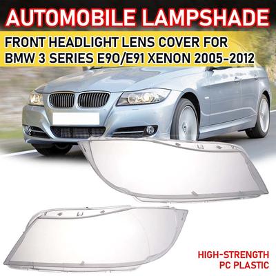 Car Headlight Lens Car Front Headlamp Shell Transparent Lampshade Lens For BMW 3 Series E90 Large Lampshade 05-12 BMW Headlight