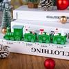 Ornamento natalizio Plasti Train Decorazione natalizia per la tavola di casa 2023 Regali di Natale Noel Natal Navidad Felice Anno Nuovo 2022