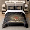 Custom Bedding Set DAF Pattern, Print Name Text 1 Duvet Cover Plus 2 Pillowcases Home Textile