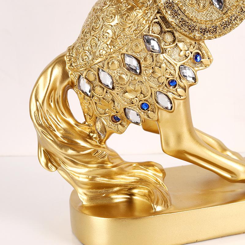 Chinesische Heimdeko Pferdestatue Sofortiger Reichtum Erfolg Sieg Eingangsbereich Barschrank Ornament Neujahrsgeschenk für Geschäftsbüro