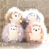 1Pcs Cute And Charming Adorable Animal Pendant Cartoon Hedgehog Doll Keychain Gentle Stuffed Plush Toy Home Decoration Children Present Designed For