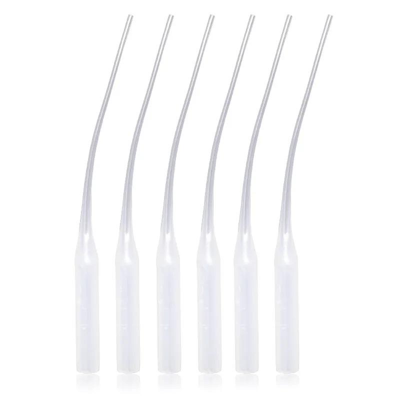Glue Tips, 100pcs Plastic Glue Micro-Tips Glue Extender Precision CA Glue Applicator for Arts Crafts Hobby Projects Guitar